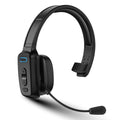 Bluetooth Headset, 60hrs AI Noise Canceling V5.2 Over Head Headphones, Single Ear Trucker Wireless Headset with Mic, Mute Button, Multipoint, for Phones PC Computer Truck Driver Office Work - Black