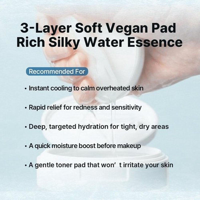 DearMYDEW HYCICA Soothing Toner Pad | Cooling Calming Hydration for Sensitive Skin with XYLITOL, Centella, Ultra-Low Molecular Hyaluronic Acid, Vegan Fragrance-Free Korean Skincare, 70 Pads