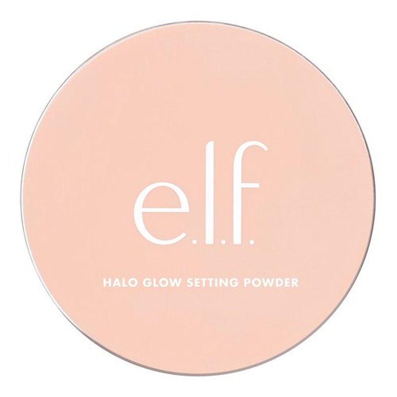 e.l.f. Halo Glow Soft Focus Setting Powder, Silky & Creates Soft Glow Without Shine, Smooths Pores & Lines, Vegan & Cruelty-Free, Light Pink