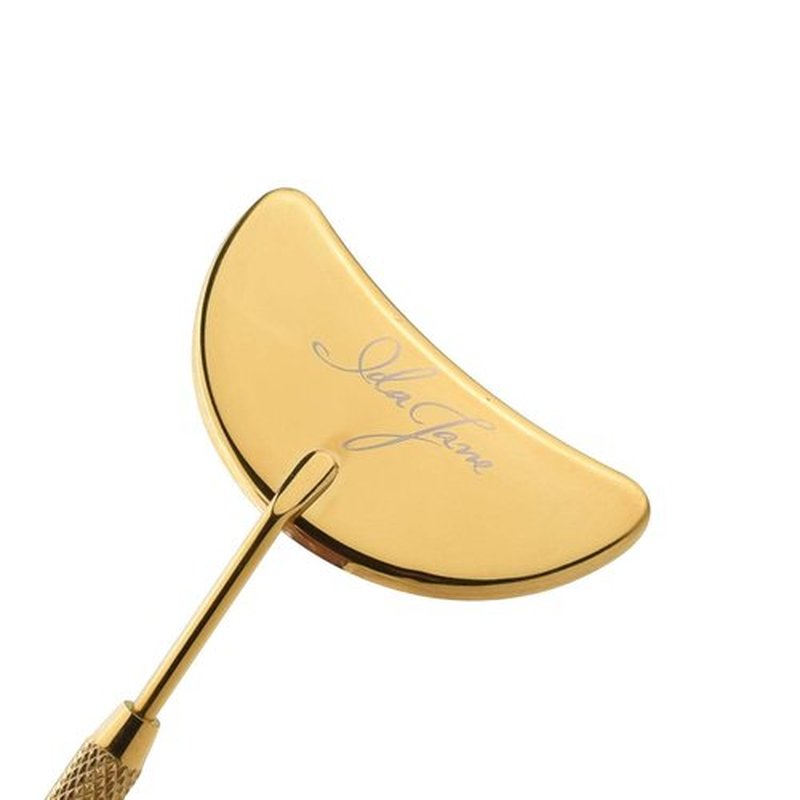 Gold LASH Mirror for Eyelash Extension Supplies, Half Moon Lash Mirror Tool for Lash Extension Supplies, Lash Mirror Gold, Lash Mirror Half Moon, Lash Mirror for Eyelash Extensions by Ida Jane