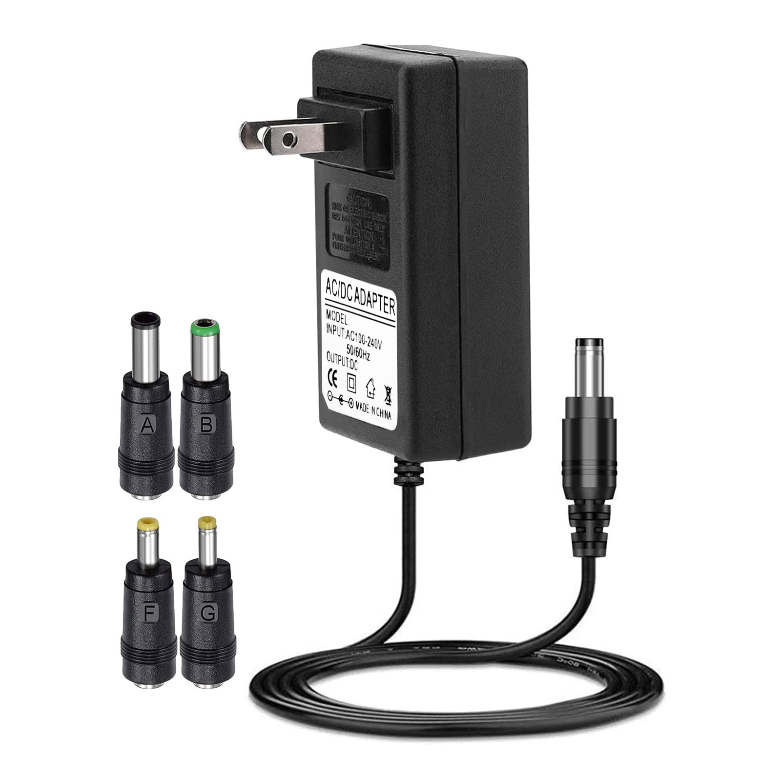 15V 1.5A 2A AC/DC Power Adapter Charger for Theragun mini 1.0, Theragun Prime G4/Prime Pro Massager Gun, Hyperice Normatec 3, 2.0, 2.0 Pro Leg System Pulse Recovery Massage Device Power Cord
