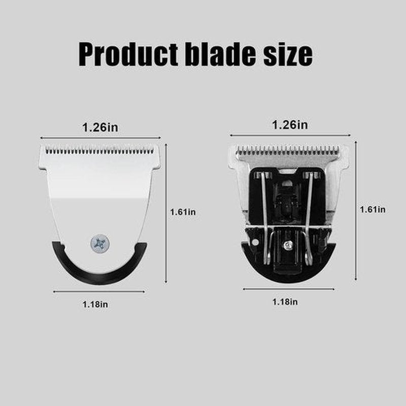 Mag Timmer Blade Replacement - Compatible Blades for Wahl Sterling Mag Trimmers | Silver | 2-Pack