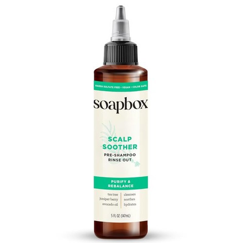 Soapbox Scalp Soother - Scalp Treatment with Tea Tree Oil & Hyaluronic Acid | Vegan & Cruelty-Free | 5oz