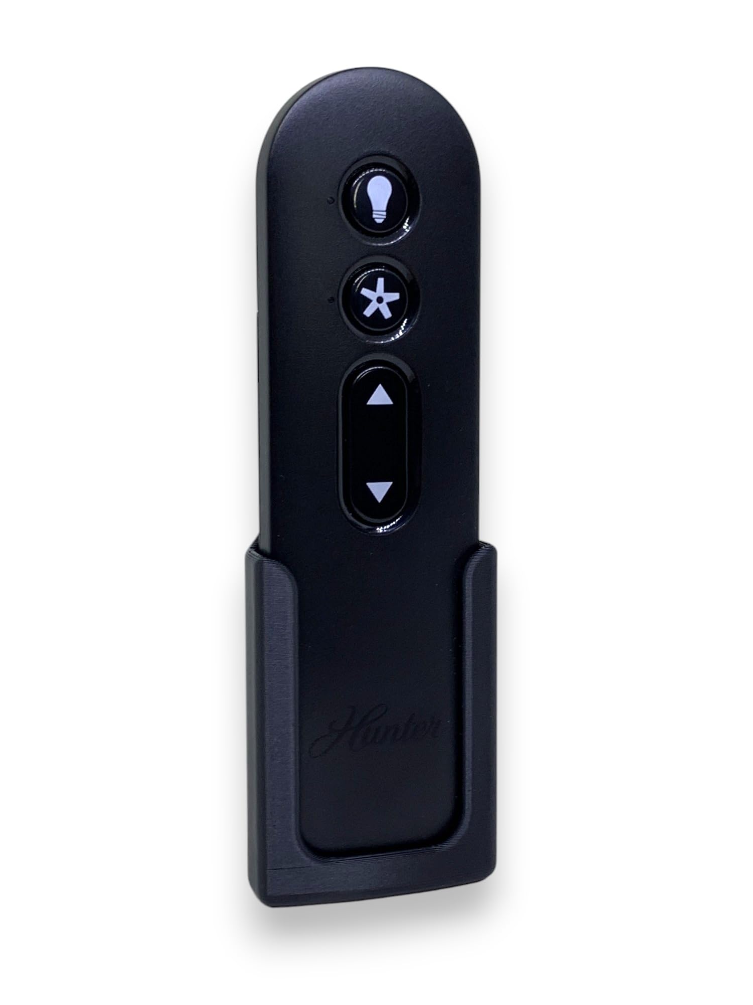 Ceiling Fan Remote Holder Wall Mount Bracket for Hunter K5579 K5580 Ceiling Fan Remote Control (1 Pack Black)
