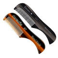 Giorgio G57 Extra Small 2.75 Inch Men's Fine Toothed Beard and Mustache Comb for Facial Hair Grooming and Styling. Wallet Pocket Comb Handmade of Quality Durable Cellulose, Saw-Cut and Hand Polished