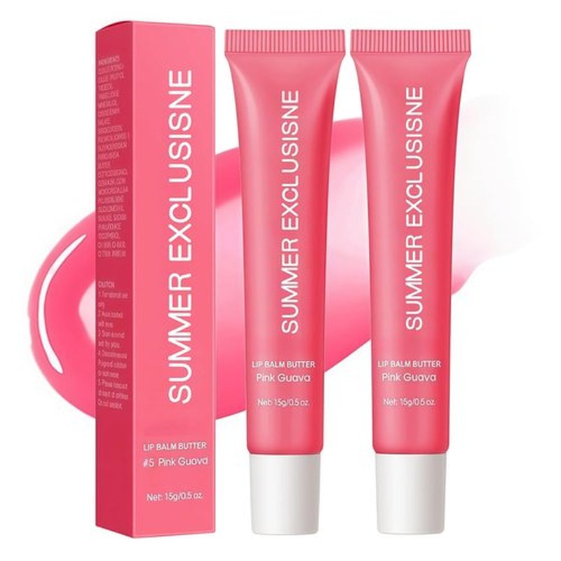 Skiennix Pink Guava Tinted Lip Butter Balm - Moisturizing & Nourishing Lip Care for Smooth, Soft Lips