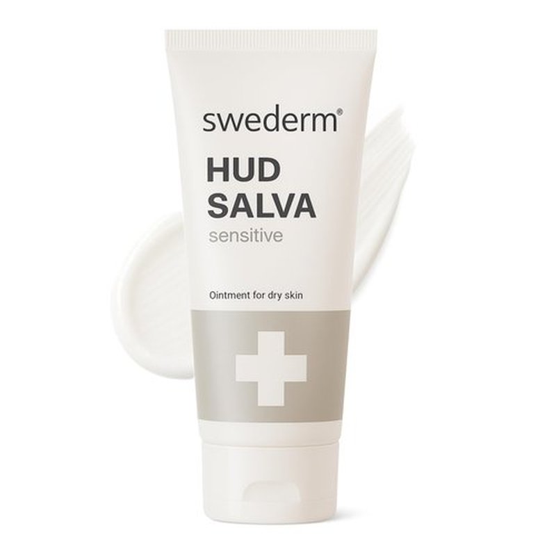 swederm Hudsalva Sensitive Eczema Hand Cream 1.69 Oz - Soothing and Moisturizing Hands and Foot Cream - Healing Ointment with Glycerine - Nourishes & Repair Dry Skin and Callus - Fast Absorbing