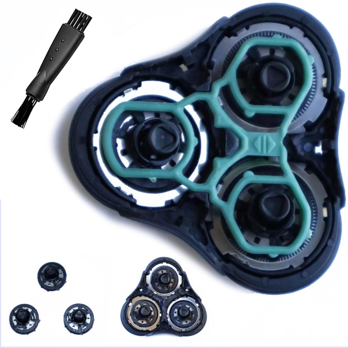 Rq11 Replacement Head Compatible with Philips Norelco Sensotouch Replacement Blades Compatible With Sensotouch 2D Electric Shaver,1150x, 1160x, 1170x 1180x(1 Head)