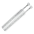 Cancanle Total Length 32 in and Cutting Length 24 in Hedge Trimmer Blade for Stihl HS45 Hedgetrimmer, 2 Blades