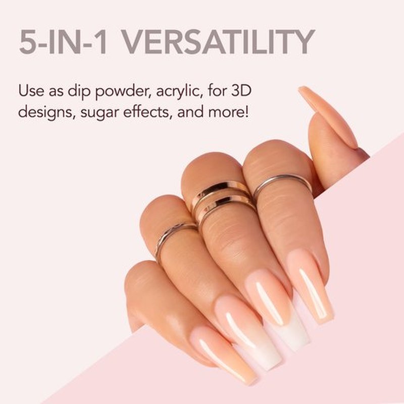 Kiara Sky All-In-One Acrylic Nail Powder | Multi-Use Dip & Acrylic Powder | Sculpting, Overlay & Dipping 2 oz, Red Flags
