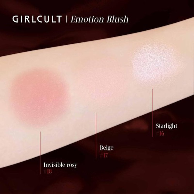 GIRLCULT Cream-to-Powder Blush – Soft Matte Cream Blush for Natural Flush, Skin-Like Texture, Buildable Nude Glow for Cheeks (#18)