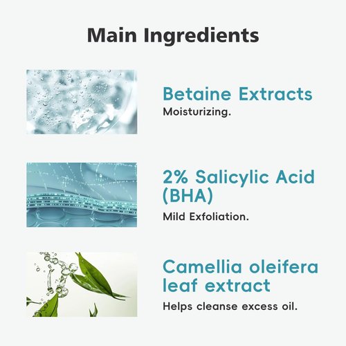 Salicylic Acid 2% Serum - Exfoliating Face Serum for Oily & Combination Skin | Clear Pores & Blackheads, 120ml