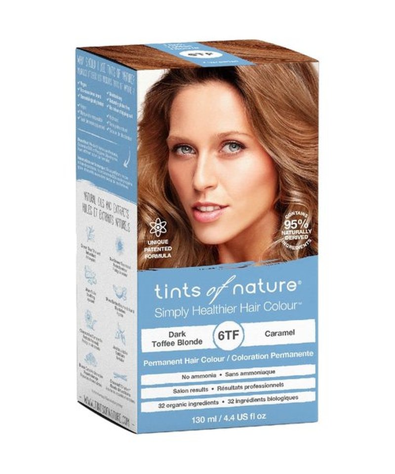 Tints of Nature Dark Toffee Blonde Hair Dye - Nourishing, Ammonia-Free Formula | 4.4 fl oz