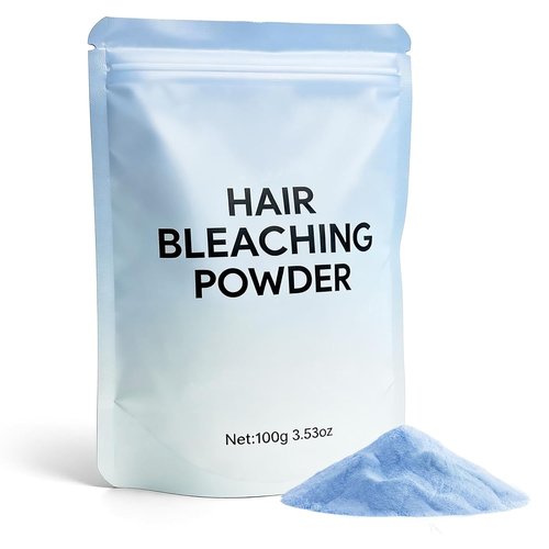 Professional Hair Bleach Powder by [Brand Name] - Strong & Gentle Lightening for Up to 8 Levels of Lift | 100g/3.53oz