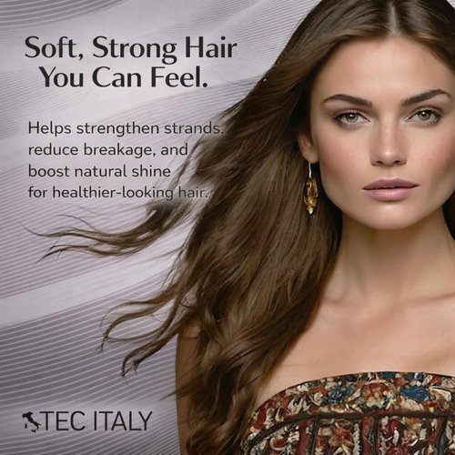 Tec Italy Tonico Volumizing Shampoo for Fine or Weak Hair, Strengthening, Adds Body & Thickness, Gentle Daily Cleanser, 10.14 fl oz (300 ml)