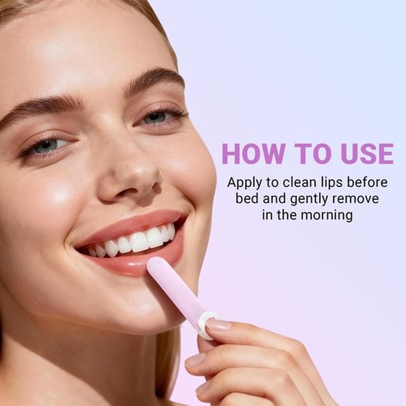 iMethod Lip Mask Overnight - Lip Sleeping Mask for Dry Lips, 8-Hour Hydrating Lip Balm with Hyaluronic Acid, Intense Moisturizing Lip Treatment to Nourish & Repair - Grape