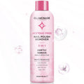 Glamonade Gel Nail Polish Remover: Professional Soak off Gel Polish Remover for Nails for Removal of Gel Polish Nail Tips Glitter Polish for Home Salon | Natural Rose Seed Oil, 6 Fl Oz