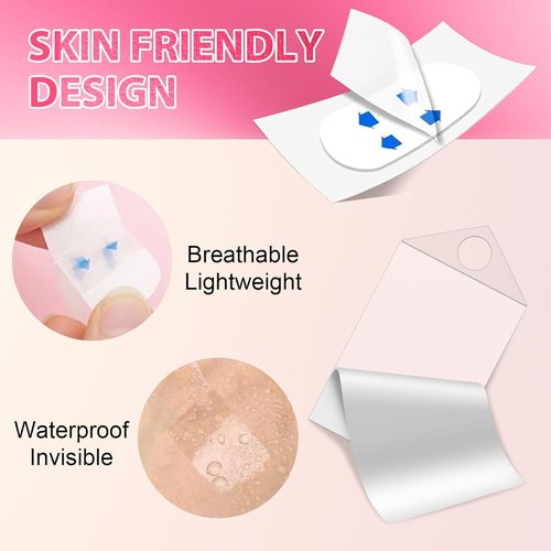 ANTIVP 160PCS Face Lift Tape Invisible Face Tape Neck Lift Tape Lifting Instantly With String, Anti Wrinkle Facial Patches V-Shaped for Facial Wrinkles, for Dounle Chin Forehead Skin