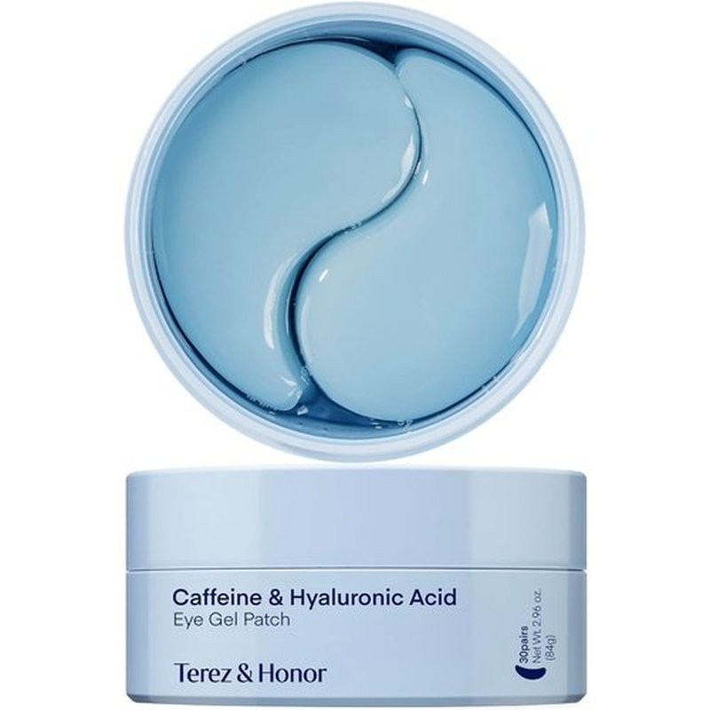 Terez & Honor Under Eye Patches - 60 Korean Hydrogel Masks for Dark Circles & Puffiness | Hydrating, Vegan, Fragrance-Free