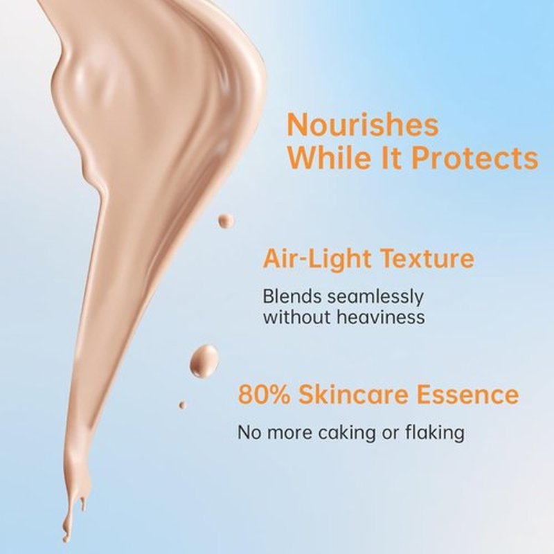 Skiennix Tinted Sunscreen SPF 50 - Sweat Resistant, Oil-Free, No White Cast, 1.7oz