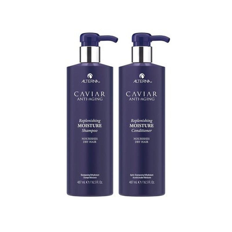 Alterna CAVIAR Anti-Aging Replenishing Moisture Shampoo - Hydrates & Restores Dry Hair | Sulfate Free