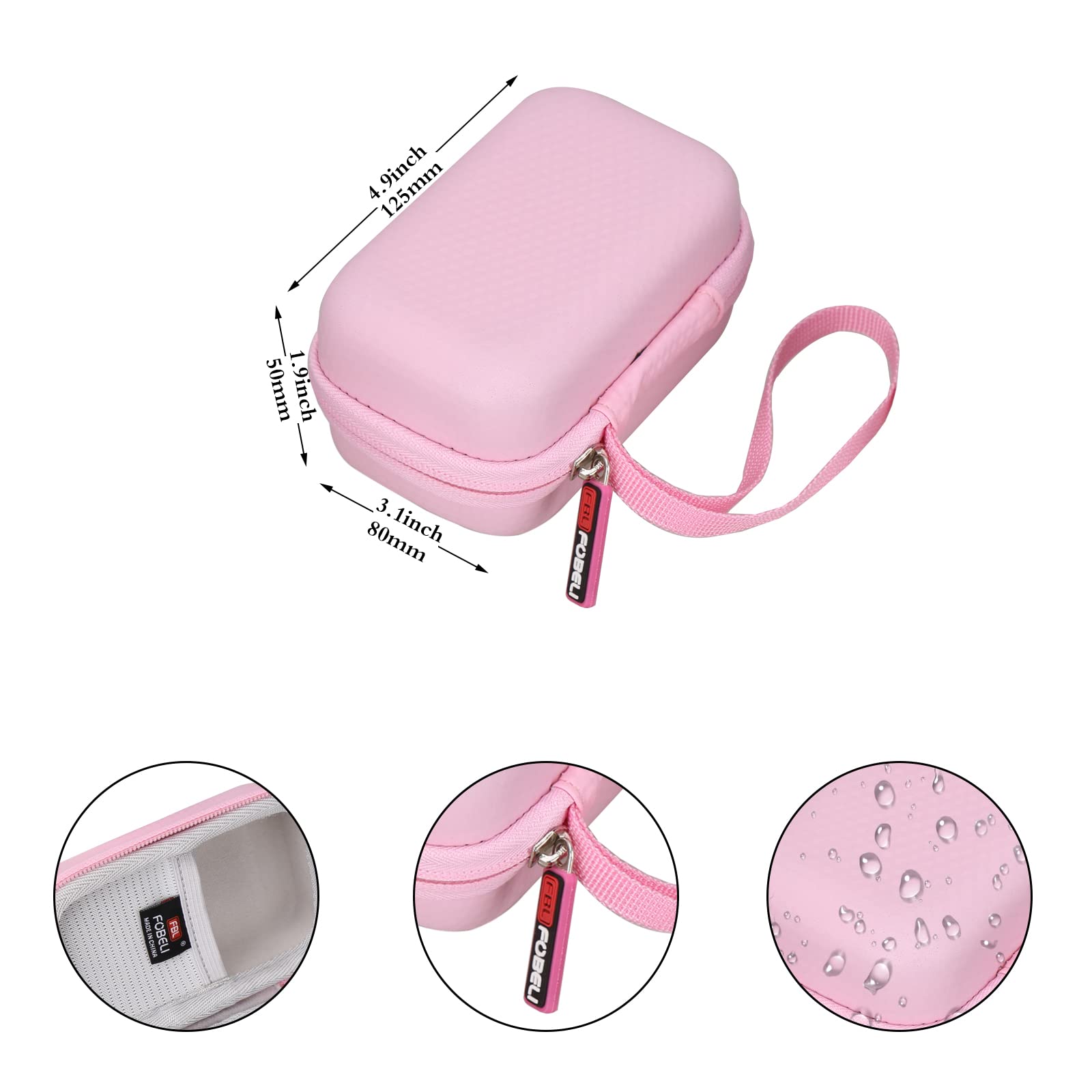 FBLFOBELI EVA Case for Philips Epilator Series 2000/Braun Silk-epil 3 3-270