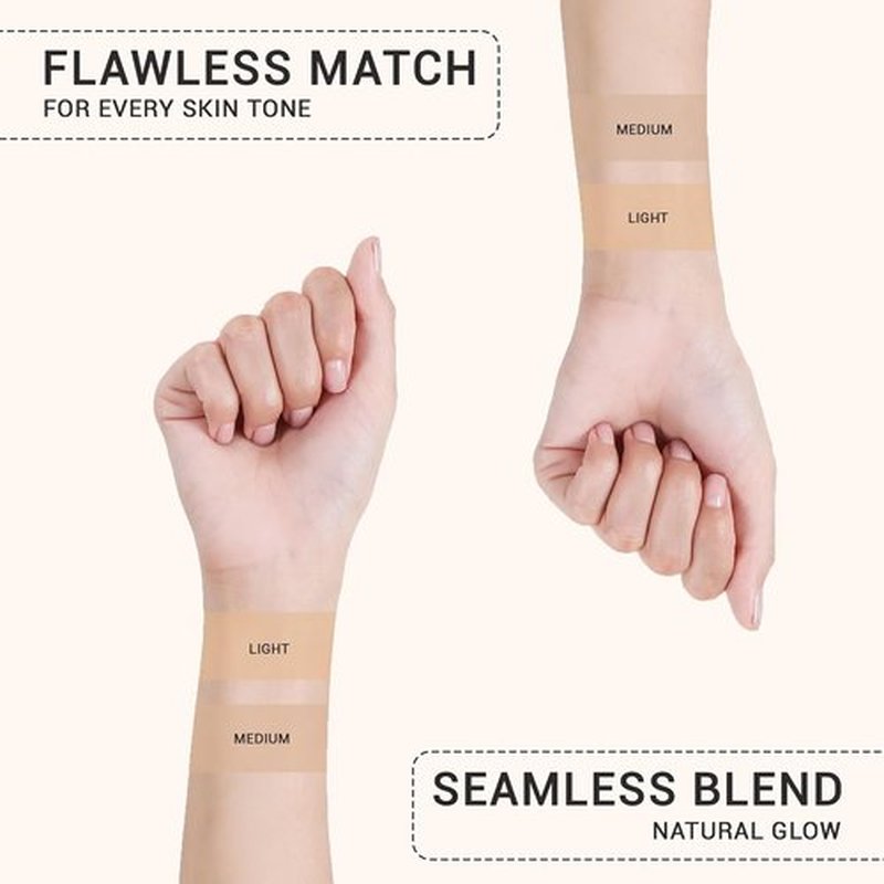 Lx Blend Bye Bye Foundation - Oil-Free Matte Coverage Moisturizer with SPF 50 | Medium, 1 FL OZ