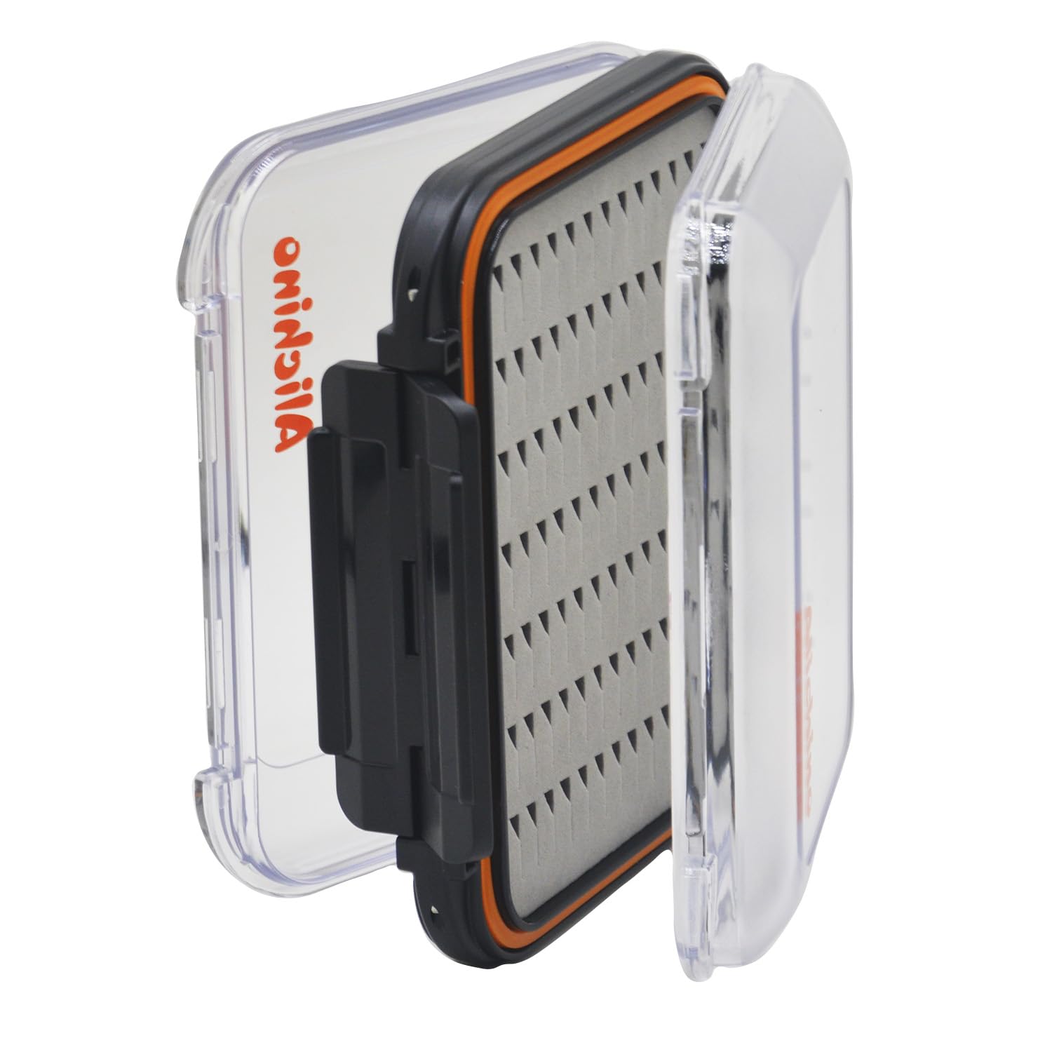 Alichino small fly box for fly files ice jig box fly box for fly fishing (grey foam insert)