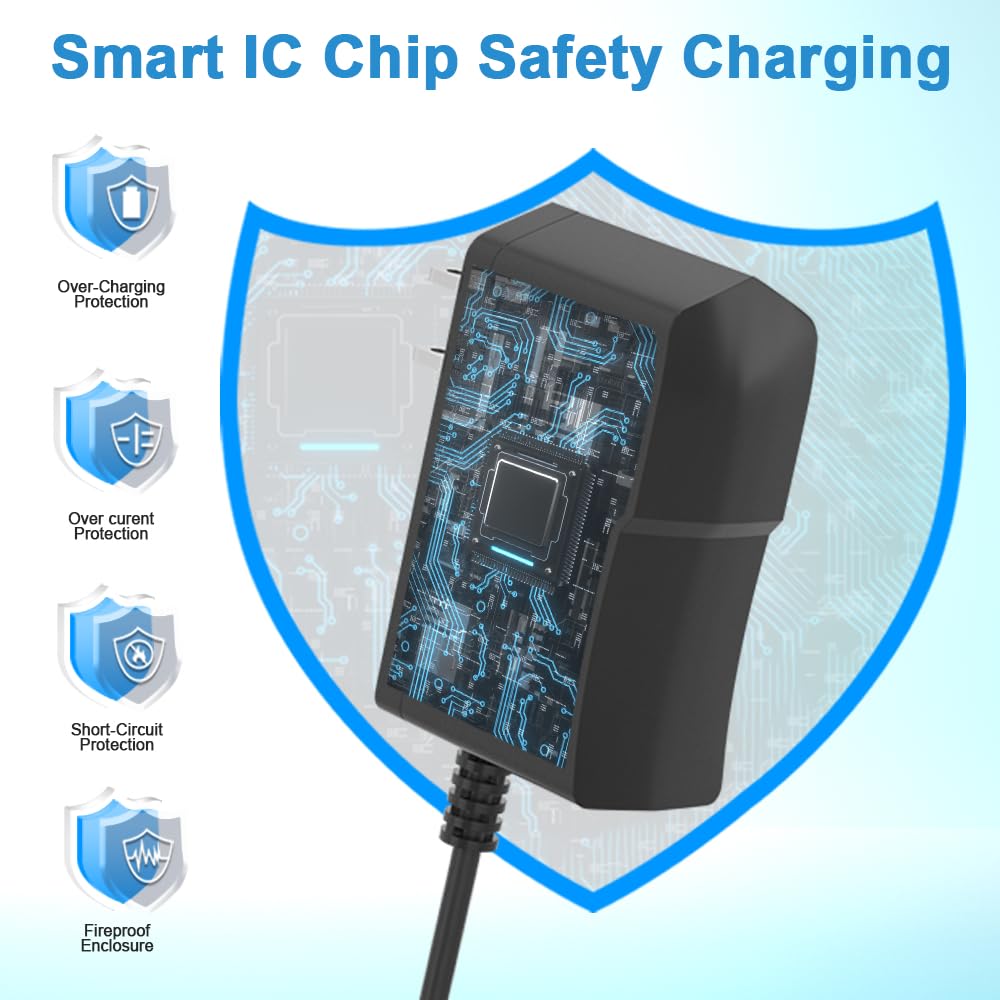 Shaver Charger for Braun Series 7 9 3 5 1, Electric Razor Shaver Adapter Power Supply Cord for Braun 3040s 340s 9385cc 370 720 760cc 790cc 720s-4 7865cc 9090cc 9330s 5018s 7020s 9095cc 390cc More