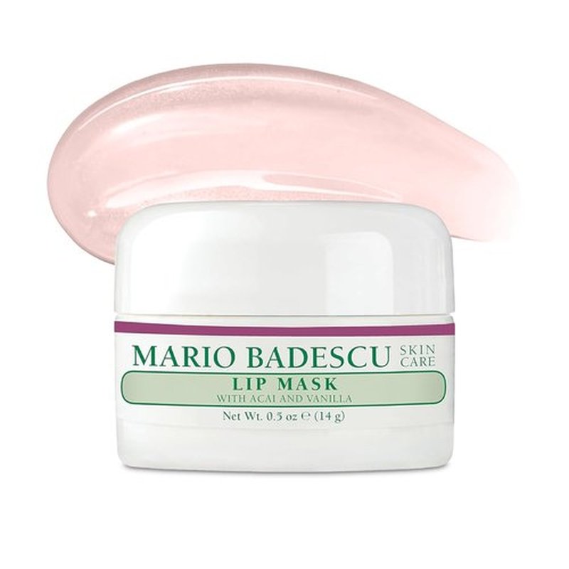 Mario Badescu Lip Mask - Overnight Treatment with Coconut Oil & Shea Butter for Soft, Hydrated Lips