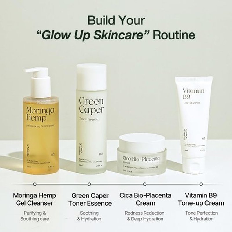 NDP Vitamin B9 Tone-up Cream, Silicone Free Face Primer for Pore Minimizing, 95% Pure Cica Extract, Breathable Skin Formula, Glass Skin & Lightweight, V-Cream Clean K-Beauty (65ml / 2.19 Fl Oz)