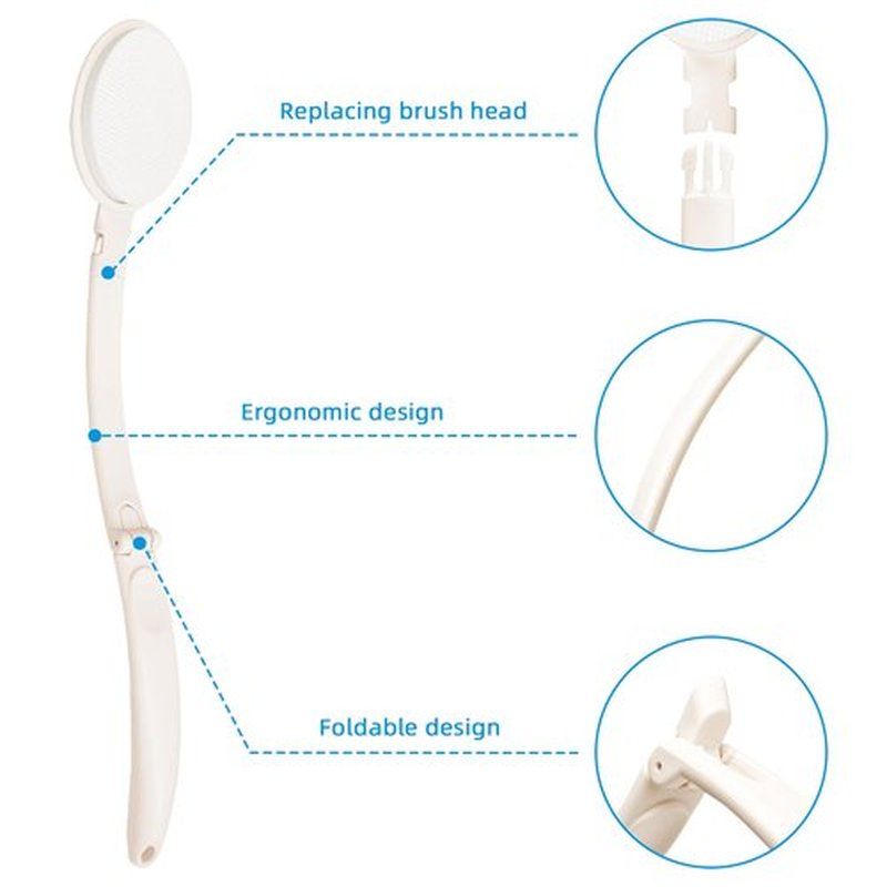 Lotion Applicator for Back,Legs,Feet, Self Application of Sunscreen, Sunless Self-Tanning, Skin Cream, Acne, Back Applicator for Lotion for Women