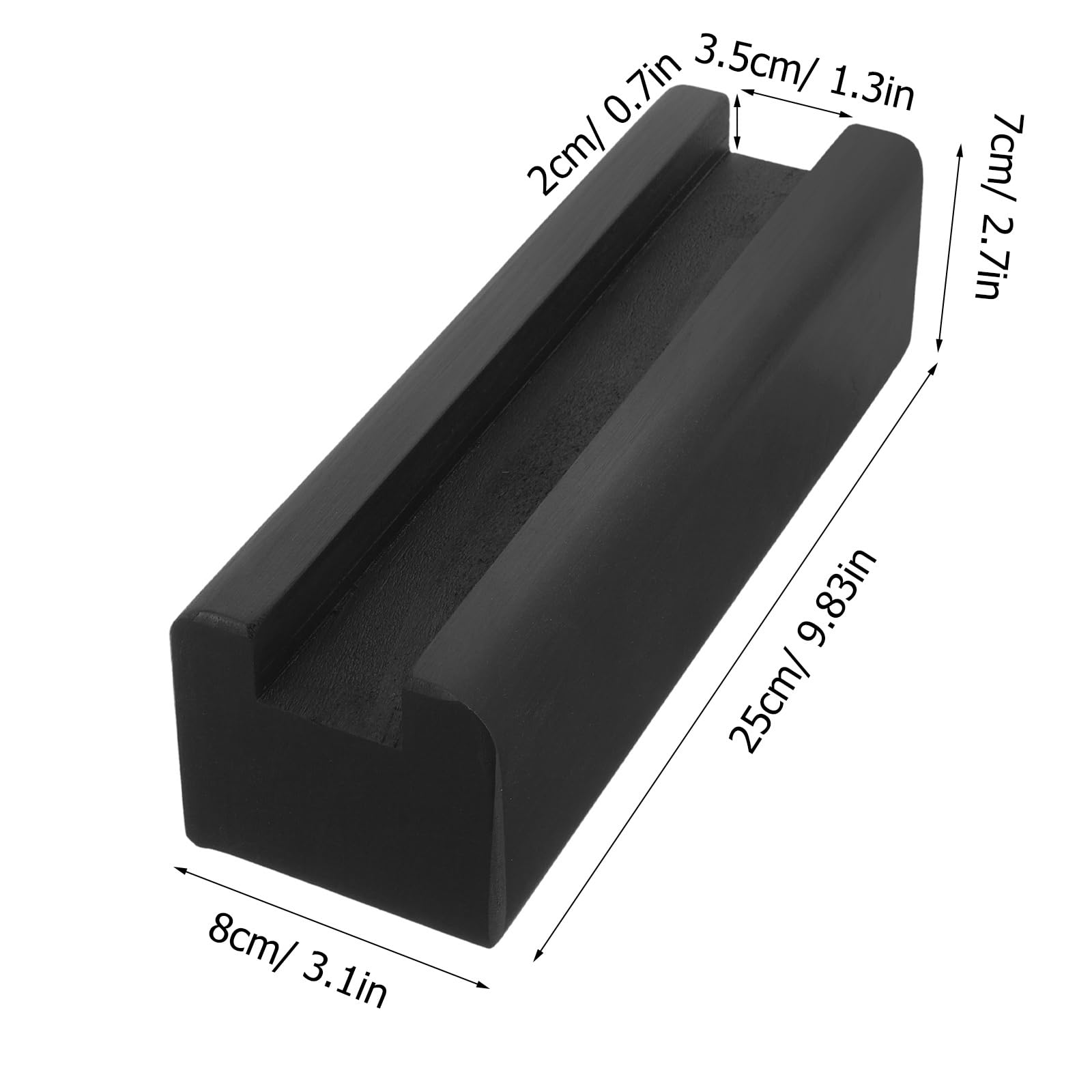 Uonlytech Wooden Floor Mirror Support Stand Anti-Skid Mirror Bracket Room Mirror Holder Rack for Bedroom Living Room Bathroom