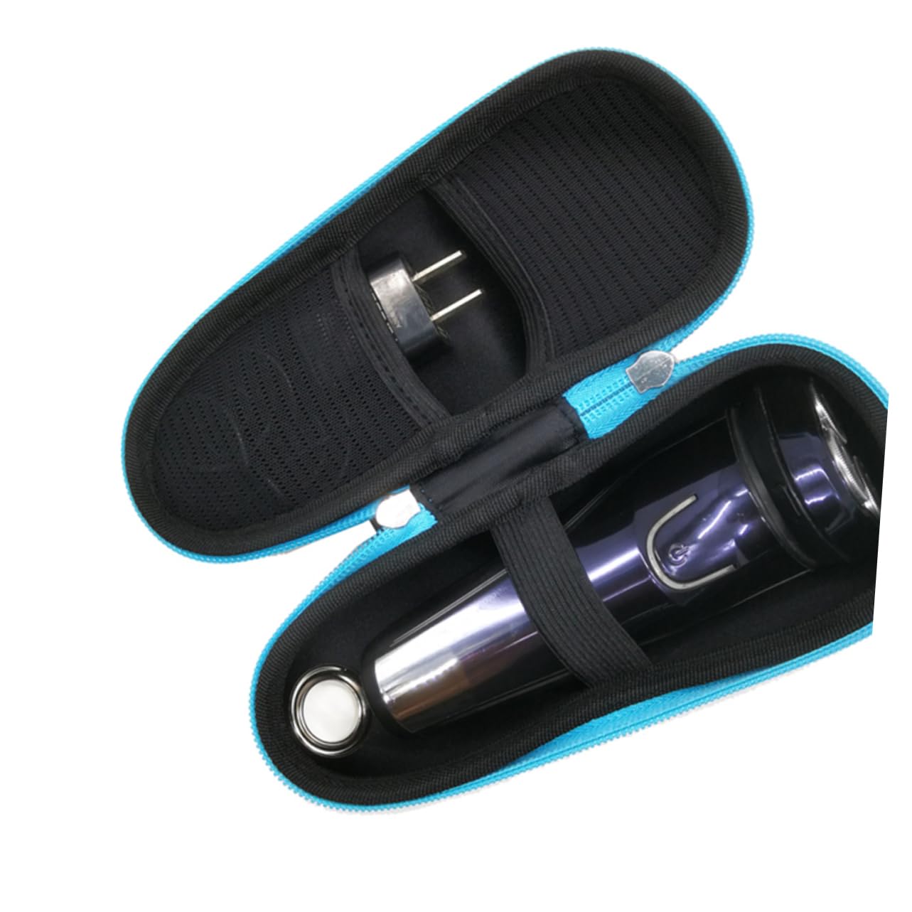 VINTORKY Razor Storage Case Travel Toiletries Organizer Double Zipper Shaver Case