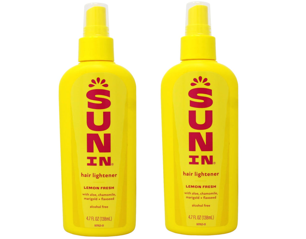 Sun-In Hair Lightener Spray Lemon Fresh, 4.7oz, 2-Pack