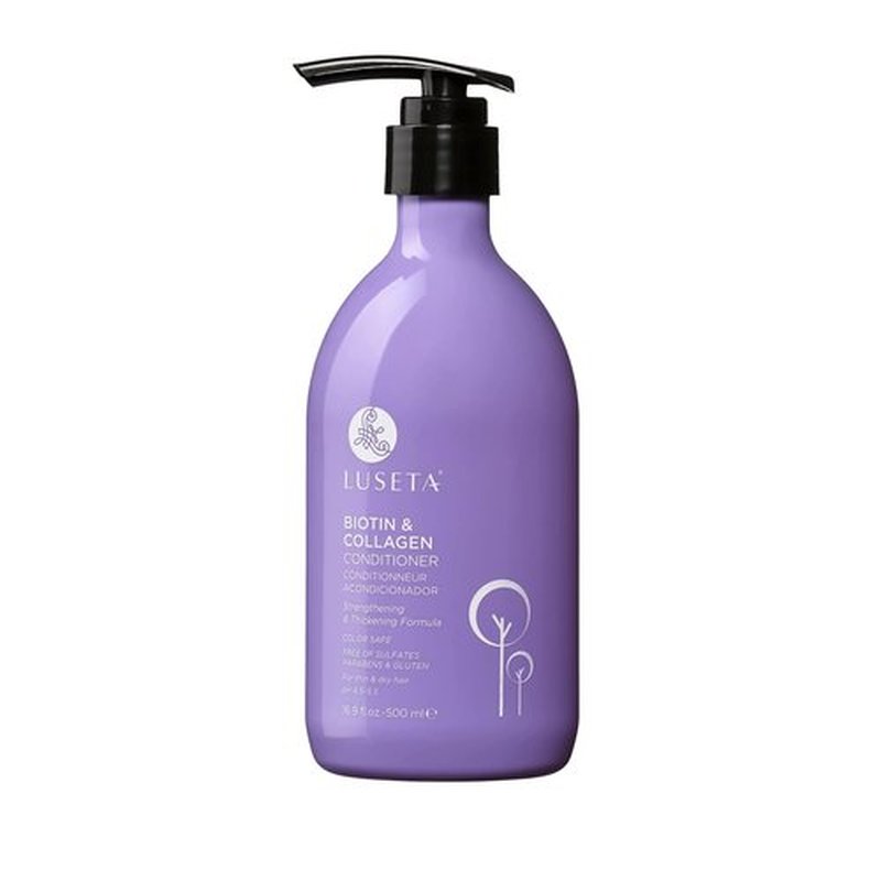 Luseta Biotin & Collagen Conditioner - Thickening Hair Loss Treatment, 16.9oz | Argan Oil Infused, Sulfate & Paraben Free