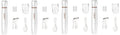 Conair All-in-1 Facial Hair Removal for Women, Cordless Electric Trimmer, Perfect for Face, Ear/Nose, Eyebrows, and Bikini Lines (Pack of 4)