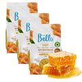 Depil Bella Brazilian Hard Wax Beads, Honey & Propolis – Professional Hair Removal for Coarse Hair – Face, Bikini, Brazilian, Legs, Underarms – Sensitive Skin, Stripless, 2.2 lbs (35.2oz) (3 PACK)