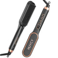 HUVCY Hair Straightener Brush, Electric straightening Brush with Ceramic Quick Heating, Hair Straightener for Women,Dual Voltage Thermal straighetner Comb,Anti-Scald Safety Design