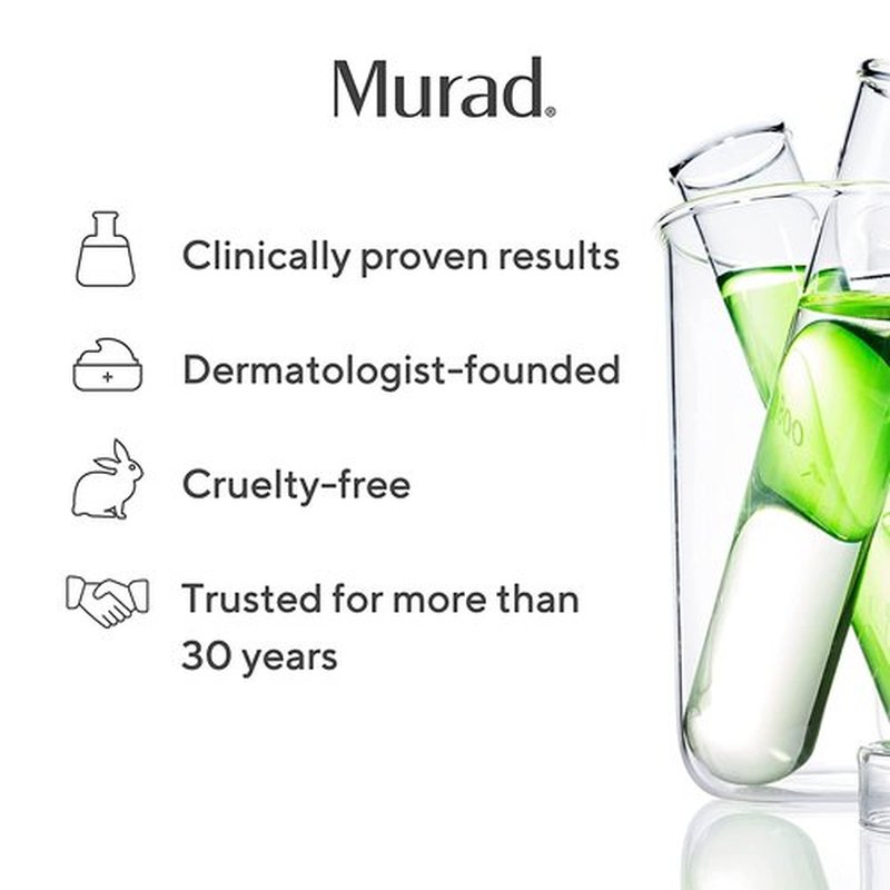 Murad Hydration Bundle - Gentle Exfoliating Cleanser & Nutrient-Charged Water Gel | 6.75 oz & 1.7 fl oz