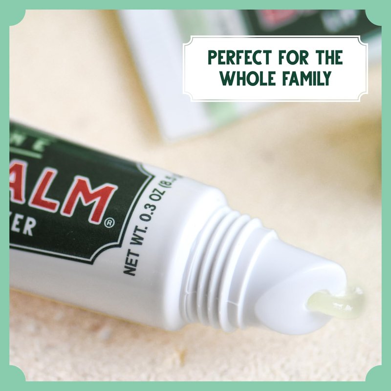 Vermont's Original Bag Balm Moisturizing Lip Balm with Vitamin E | Pack of 4 0.3oz Tubes (4 Pack, Fresh Mint)