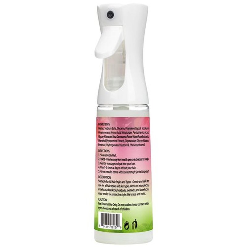 2PCS Rose Water for Hair Loc Spray Moisturizing Refreshing for Locs - Rose Water Hair Scalp Moisturizer - Hydrating Dreadlock Moisturizer to Nourish the Scalp Rosewater & Peppermint Spray Prevents Dry