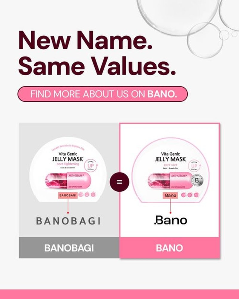 Bano Vita Genic Jelly Face Pore Care Mask 10EA – Hydrating Sheet Mask for Sensitive Skin, Korean Glass Skin Care with Spring Water, Vitamin C and Niacinamide, Sebum Control, Fragrance-Free