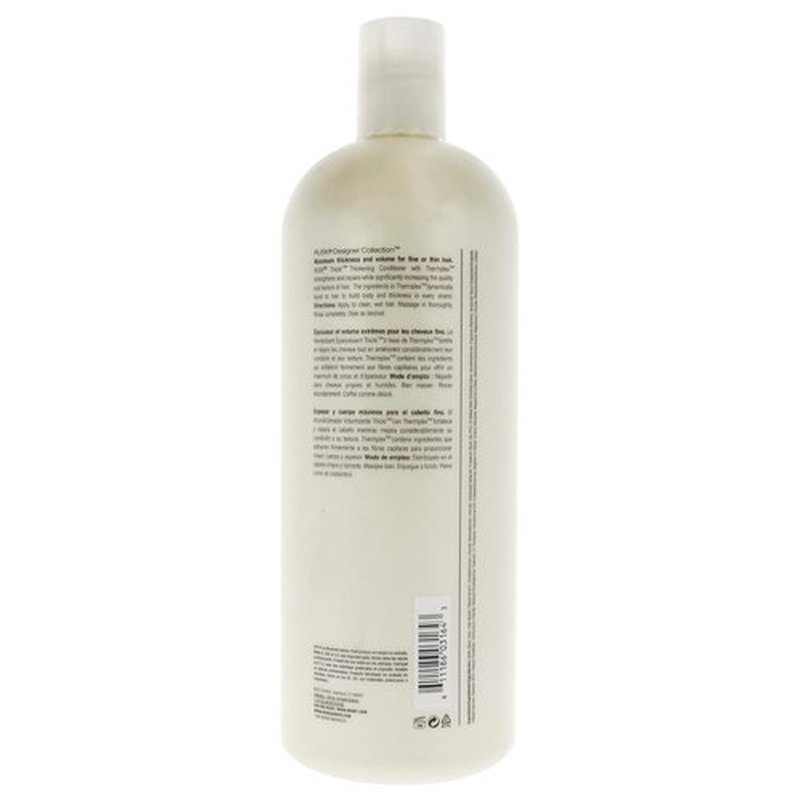 RUSK Thicker Thickening Conditioner - Strengthen Fine Hair for Full-Bodied Appearance | 33.8 oz