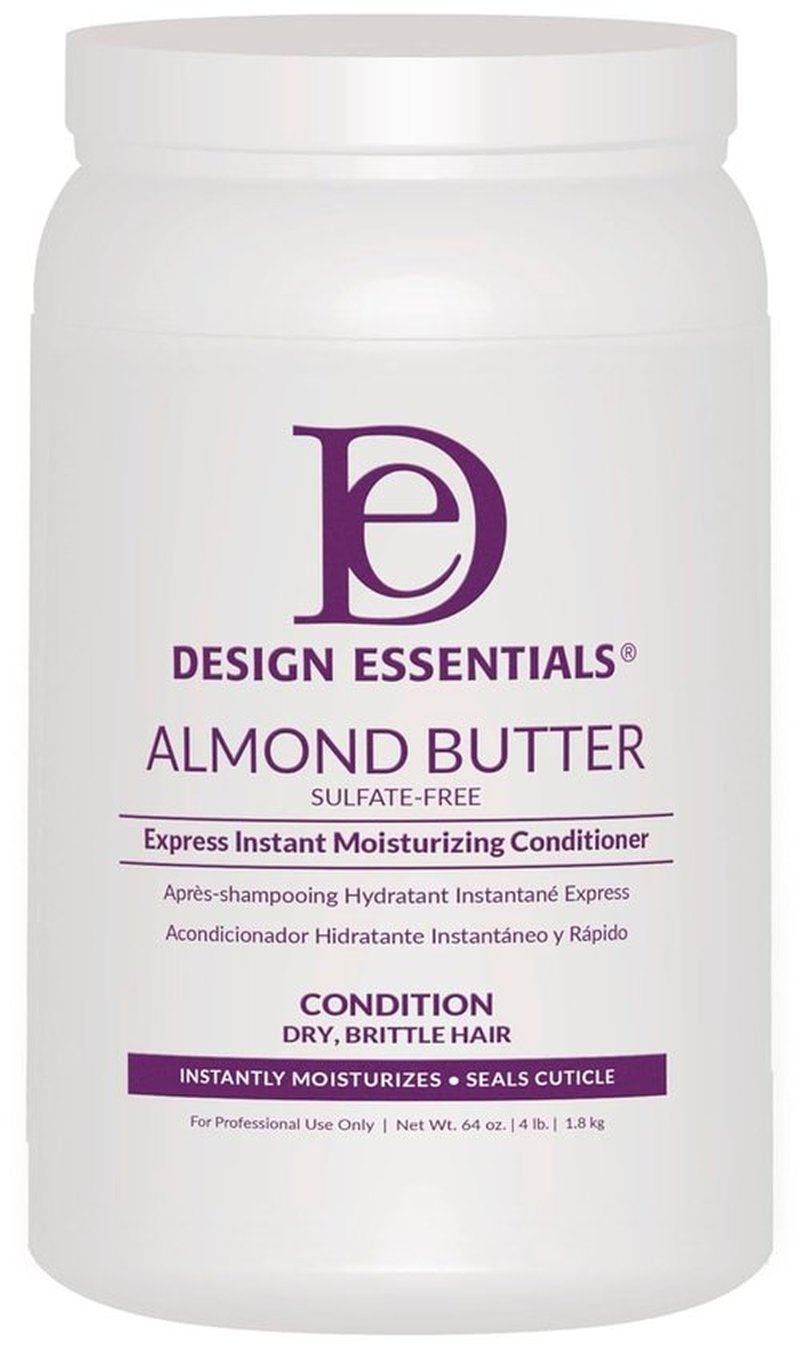 Design Essentials Almond Butter Conditioner - Instant Moisturizing for Dry Hair | 64 oz