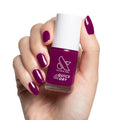 Olive & June Quick Dry Nail Polish | Instant, Fast-Drying, Smudgeproof Color | 15-free, Vegan, Cruelty-Free Formula | Lasts up to 5 Days | Salon-Quality Manicure, Pedicure at Home | Mulberry | Maroon