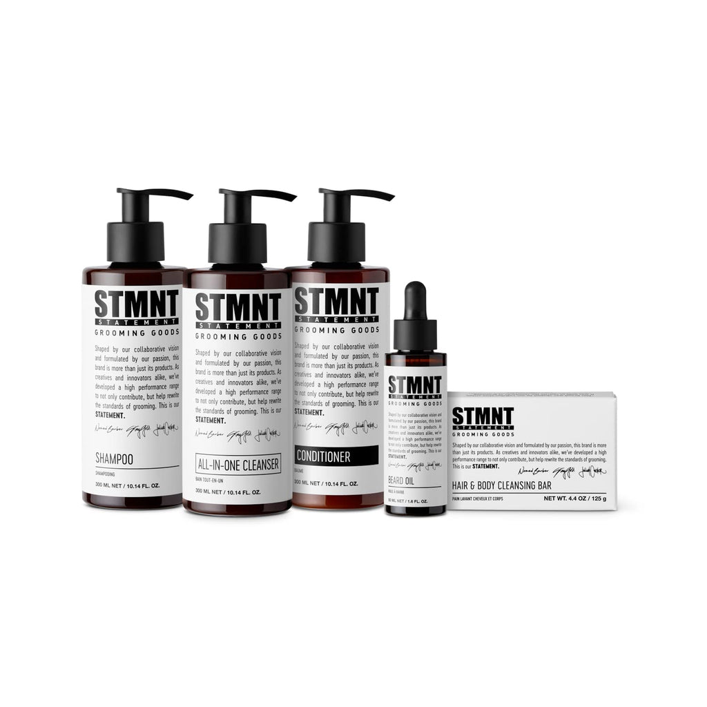 STMNT Grooming Goods Conditioner, 22.8 oz | Softens Hair | Restores Shine | Moisturizing Formula w/Activated Charcoal & Menthol | All Hair Types