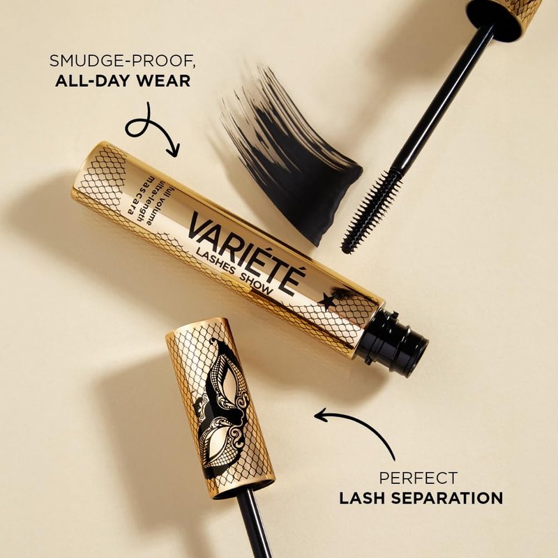 Variete Lashes Mascara - Volumizing Formula for Stunning Length | 10 ml