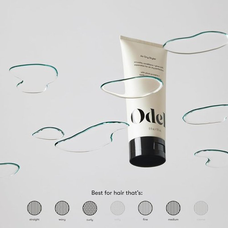 Odele Air Dry Styler - No-Heat Styling Gel for Frizz Control & Definition | 6 oz for All Hair Types