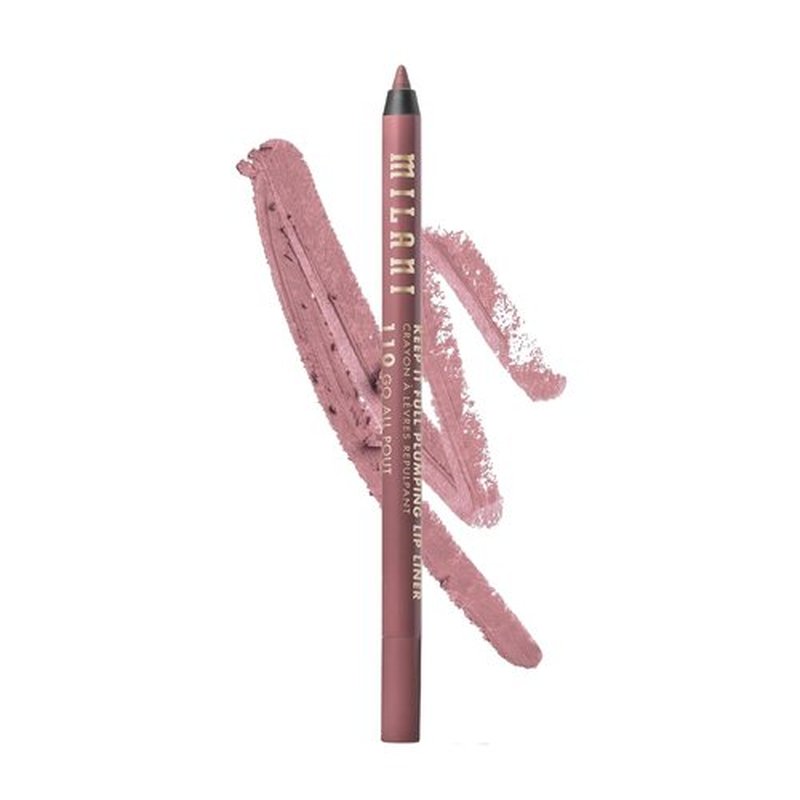 Milani Keep It Full Plumping Lip Liner - Long-Lasting Creamy Pencil for Fuller Lips - Vegan & Cruelty-Free, 8-Hour Wear